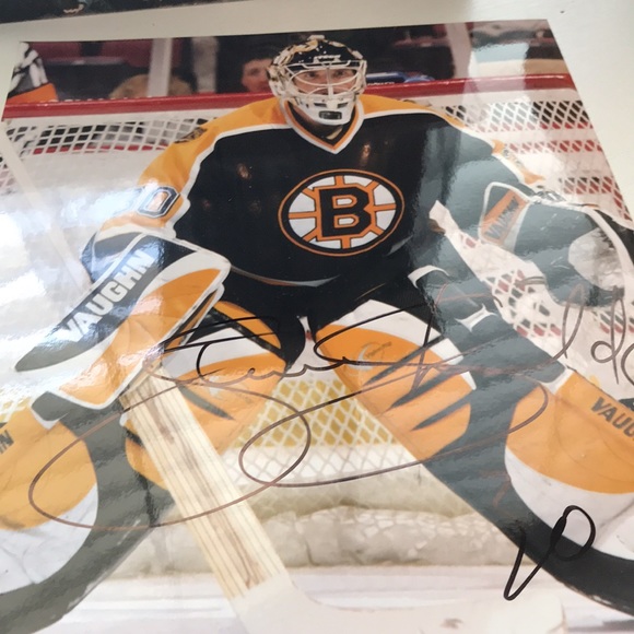 Steve Shield Boston Bruins Signed 8x10 - Picture 2 of 3